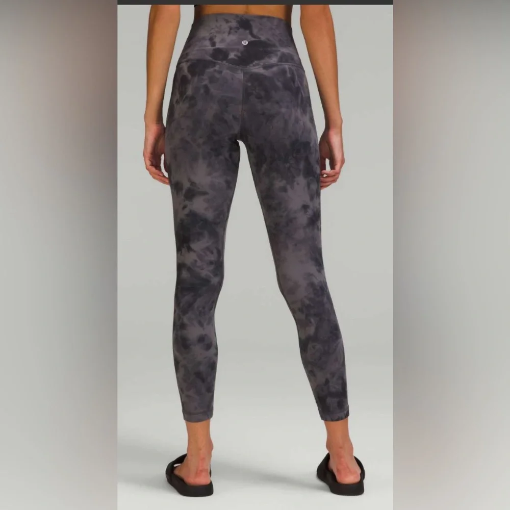 NWOT Lululemon Align High-Rise Pant 25" Diamond Dye Pitch Grey Graphite Grey